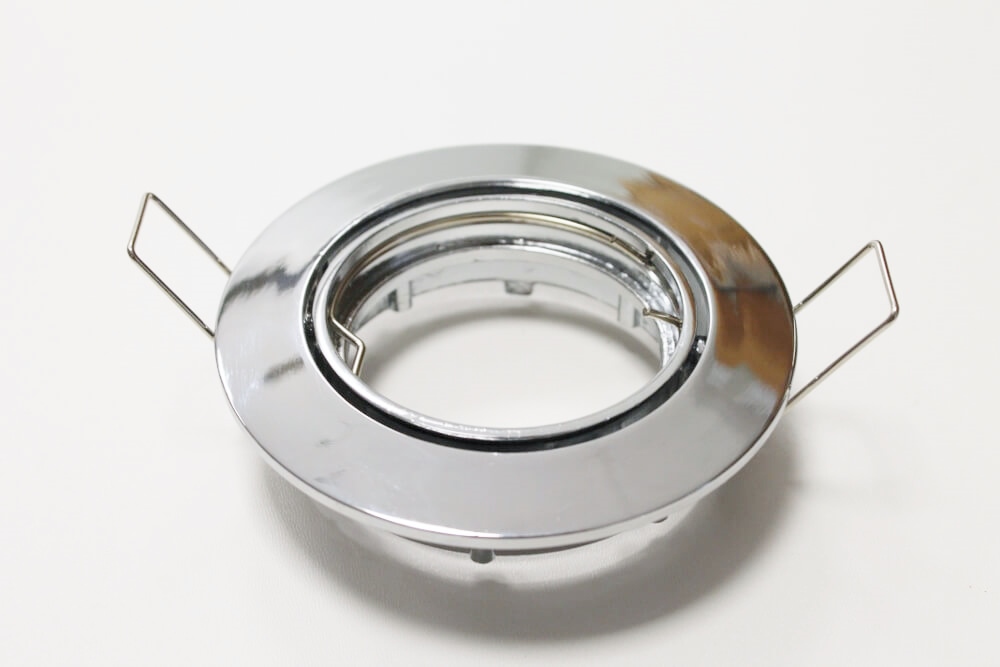 Chroomkleurige inbouwspot CLASSIC rond | 8,2 cm | Aanbiedingsset 3 stuks