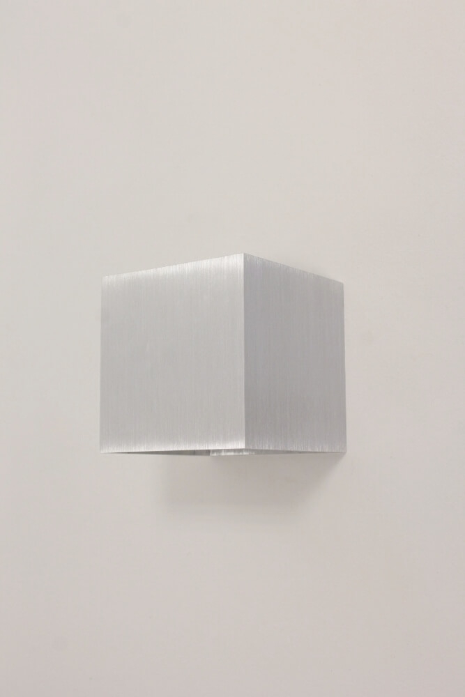 Wandlamp BLOQ B 10 x 10 | Aluminium