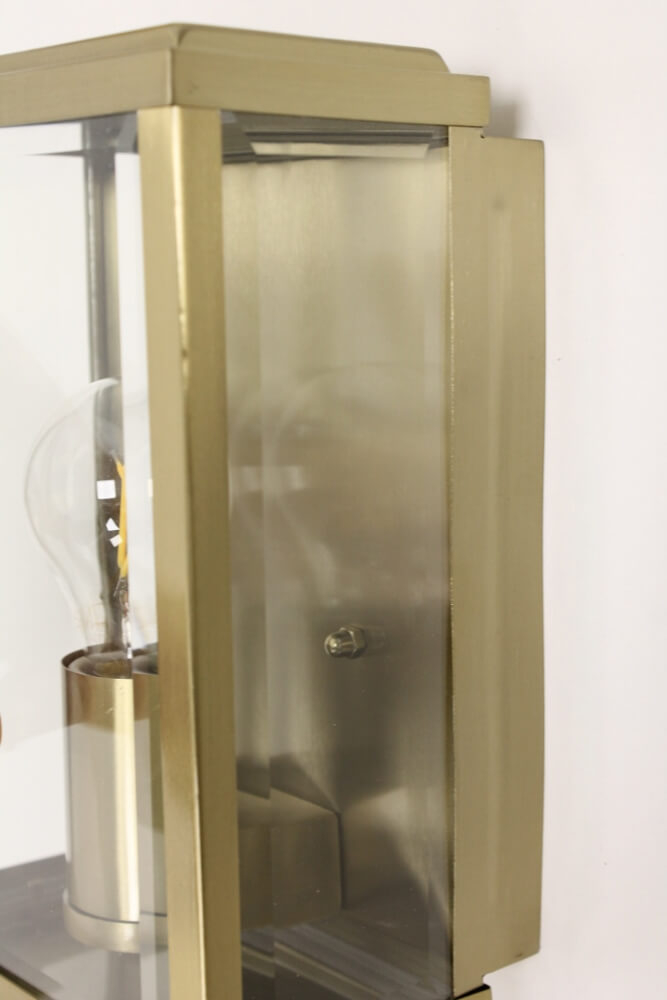 Strakke buitenlamp wandlamp HILTON | goud