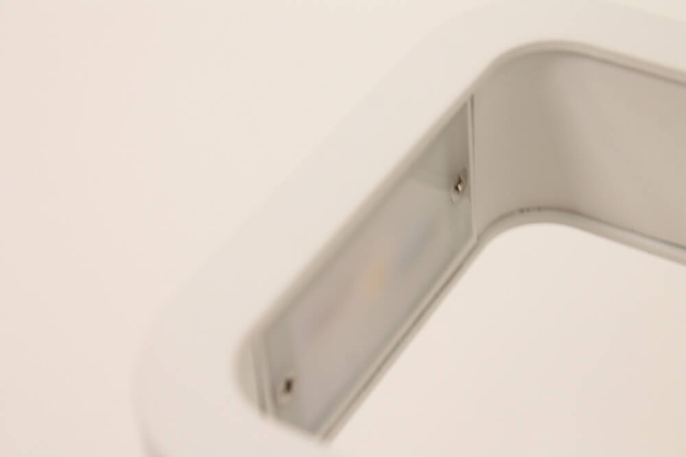 Strakke buitenlamp TYRO LED helder licht | Wit