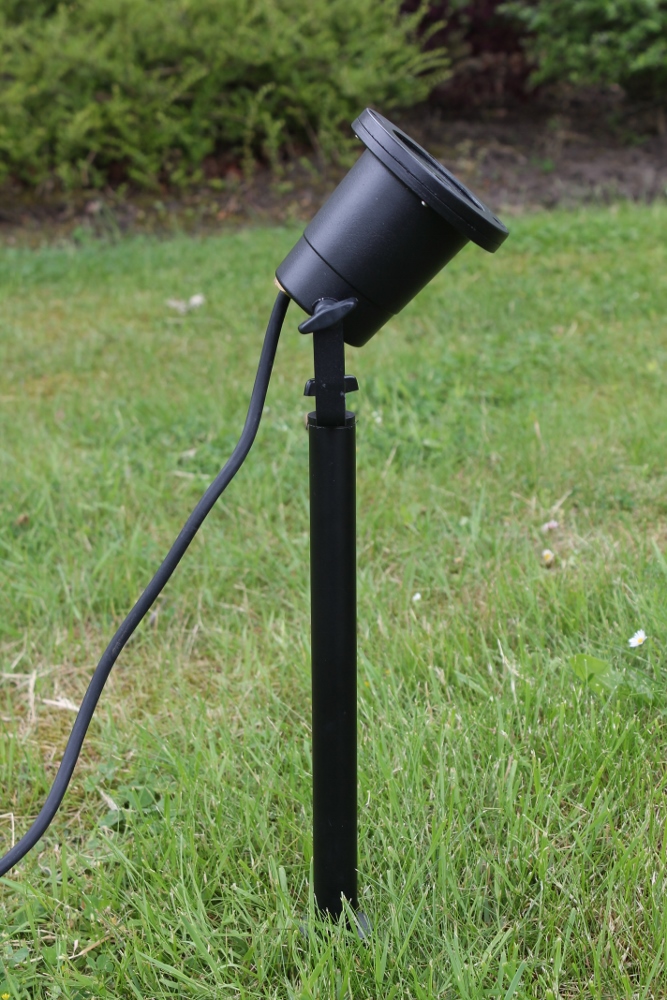 Prikspot / Tuinspot SPEAR GARDEN PRO 2,5M kabel IP68 GU10 | Zwart met grondspies