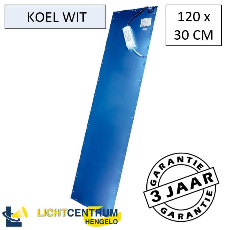 Inbouw LED paneel systeemplafond 120x30 cm 45 watt | koel wit