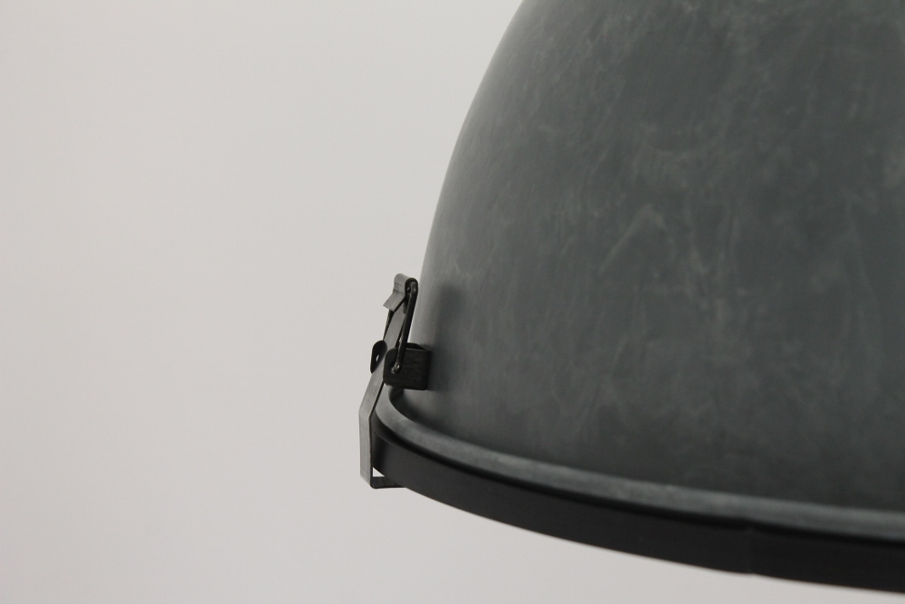 Industrielamp BIKKEL betongrijs | Ø 42,5 cm