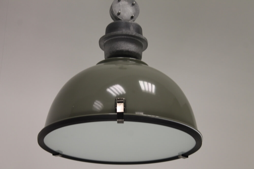 Industrielamp BIKKEL groen | Ø 42,5 cm