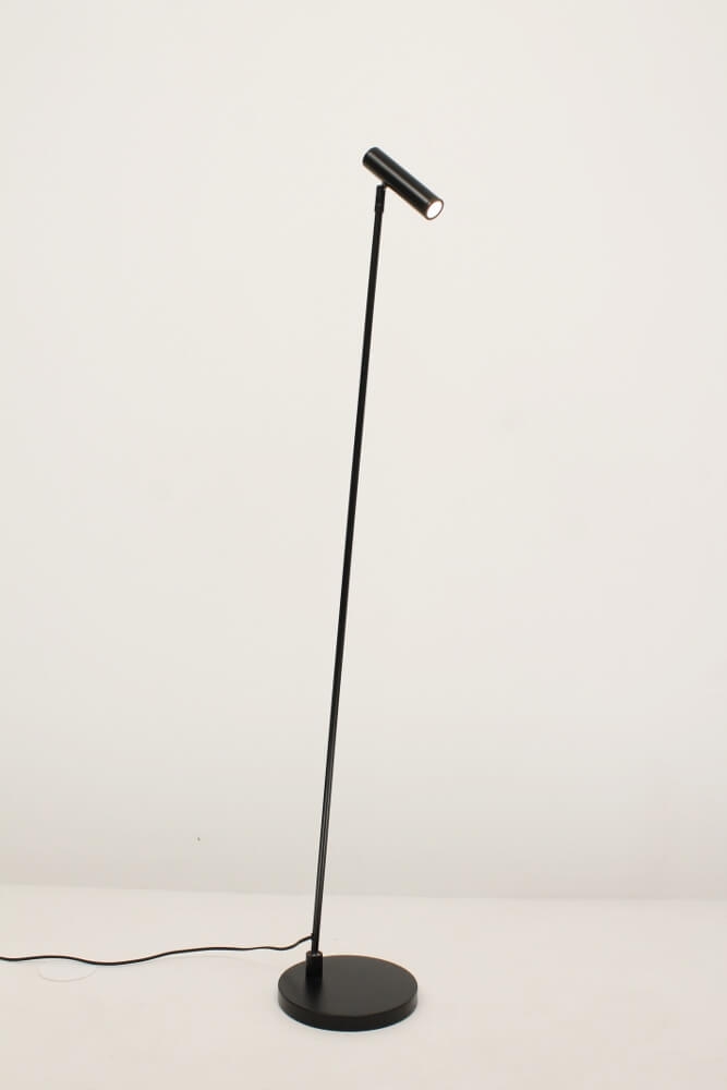 Flexibele strakke LED leeslamp TUBUS met pulsdimmer | Zwart