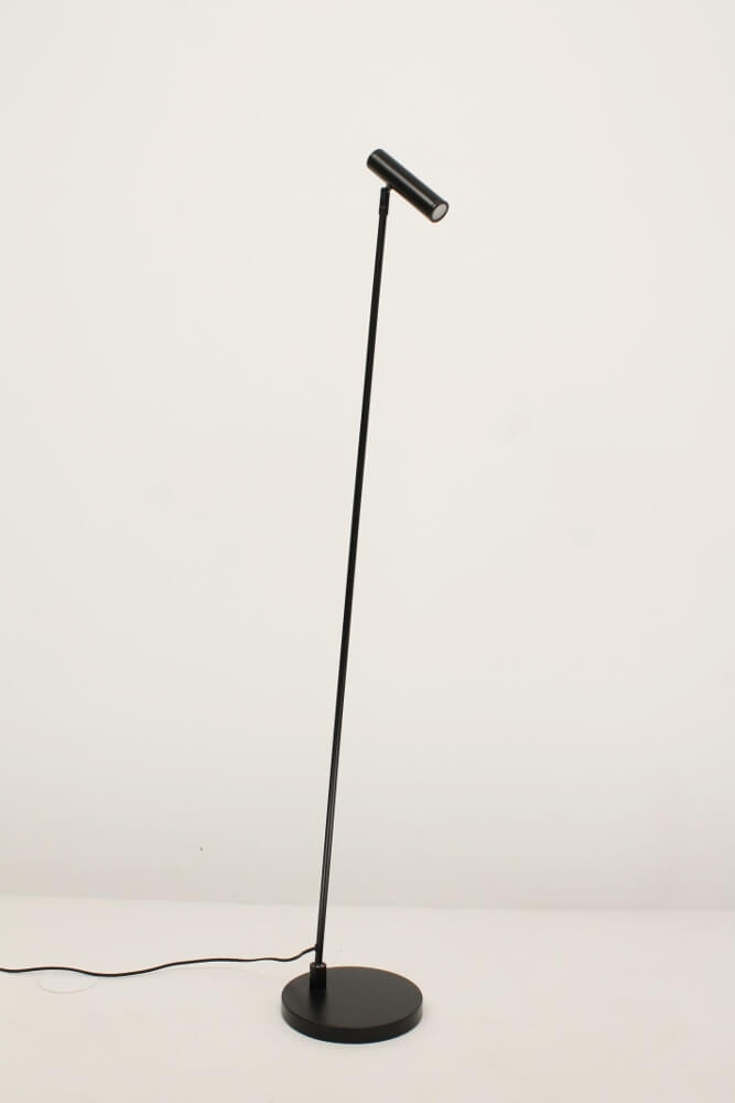 Flexibele strakke LED leeslamp TUBUS met pulsdimmer | Zwart