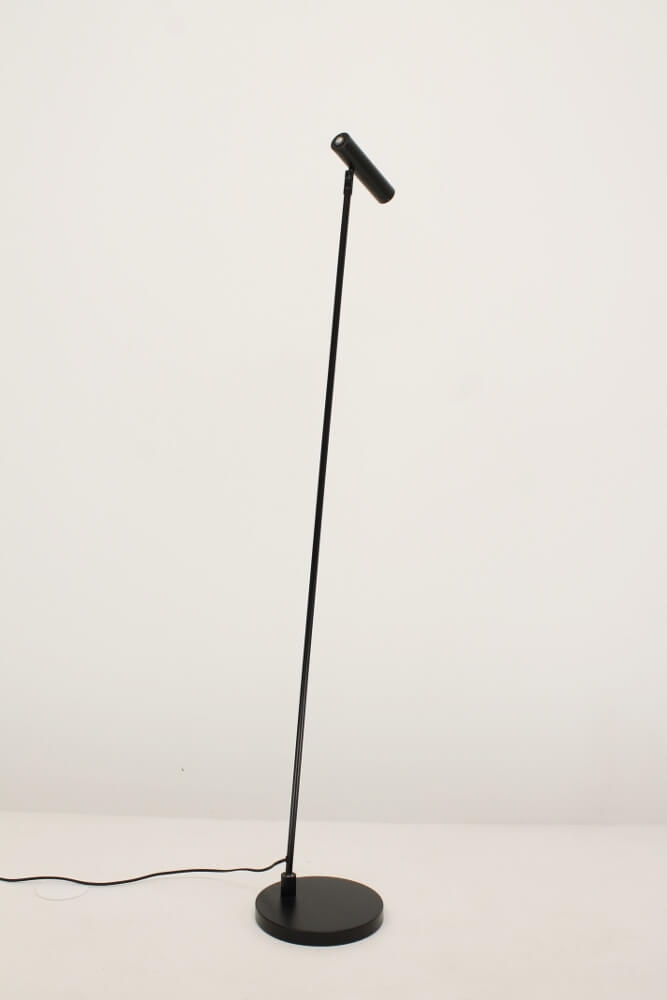 Flexibele strakke LED leeslamp TUBUS met pulsdimmer | Zwart
