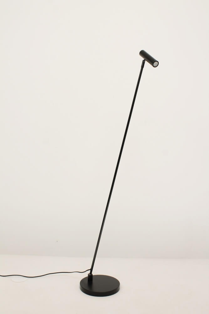 Flexibele strakke LED leeslamp TUBUS met pulsdimmer | Zwart