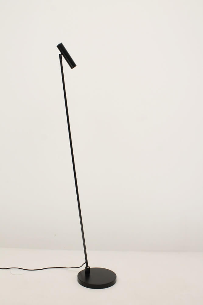 Flexibele strakke LED leeslamp TUBUS met pulsdimmer | Zwart