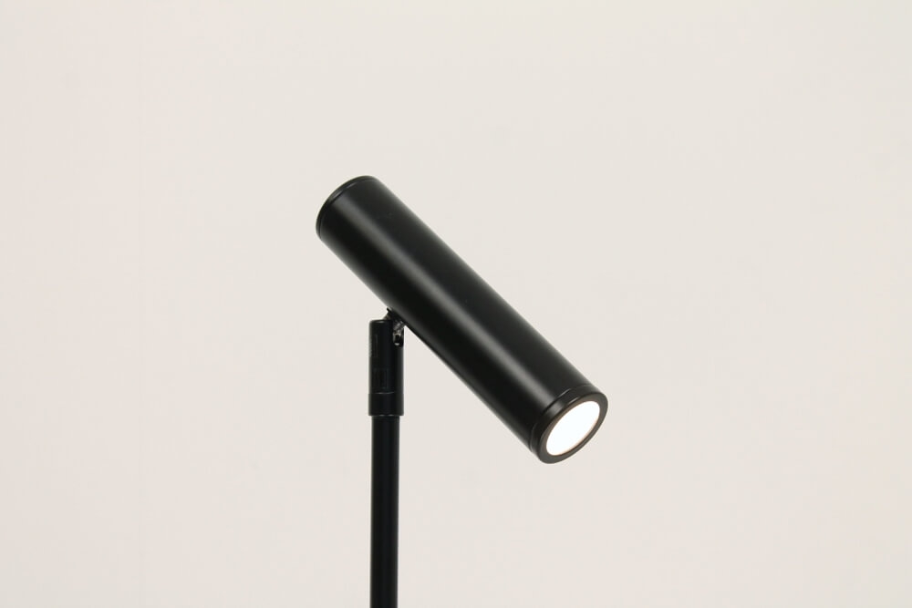 Flexibele strakke LED leeslamp TUBUS met pulsdimmer | Zwart