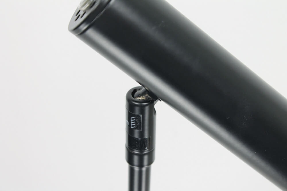 Flexibele strakke LED leeslamp TUBUS met pulsdimmer | Zwart