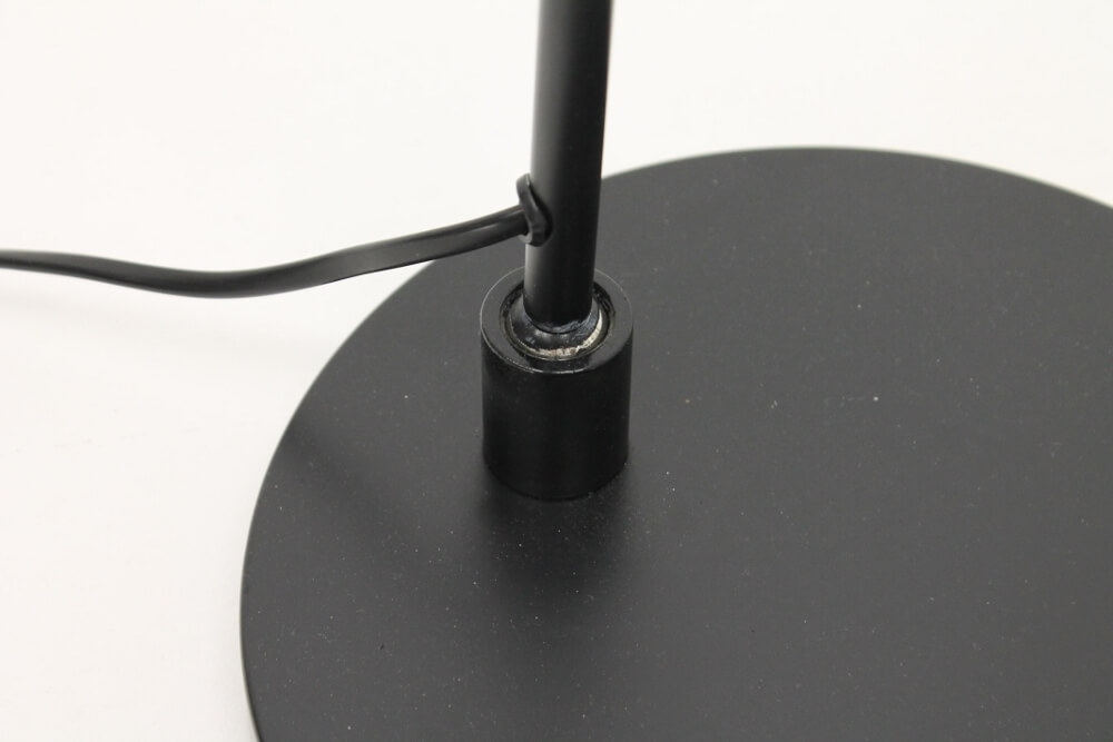 Flexibele strakke LED leeslamp TUBUS met pulsdimmer | Zwart