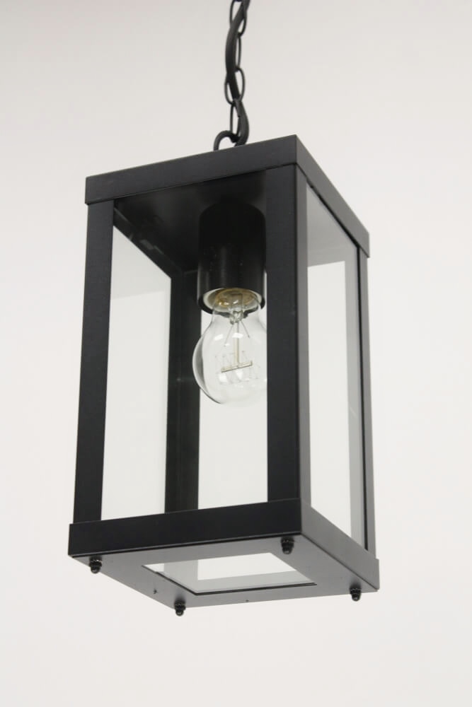 Strakke buitenlamp WESTFORD hanglamp | Zwart IP44