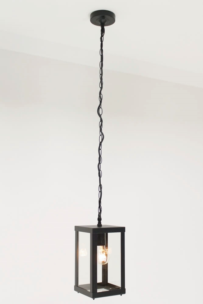 Strakke buitenlamp WESTFORD hanglamp | Zwart IP44