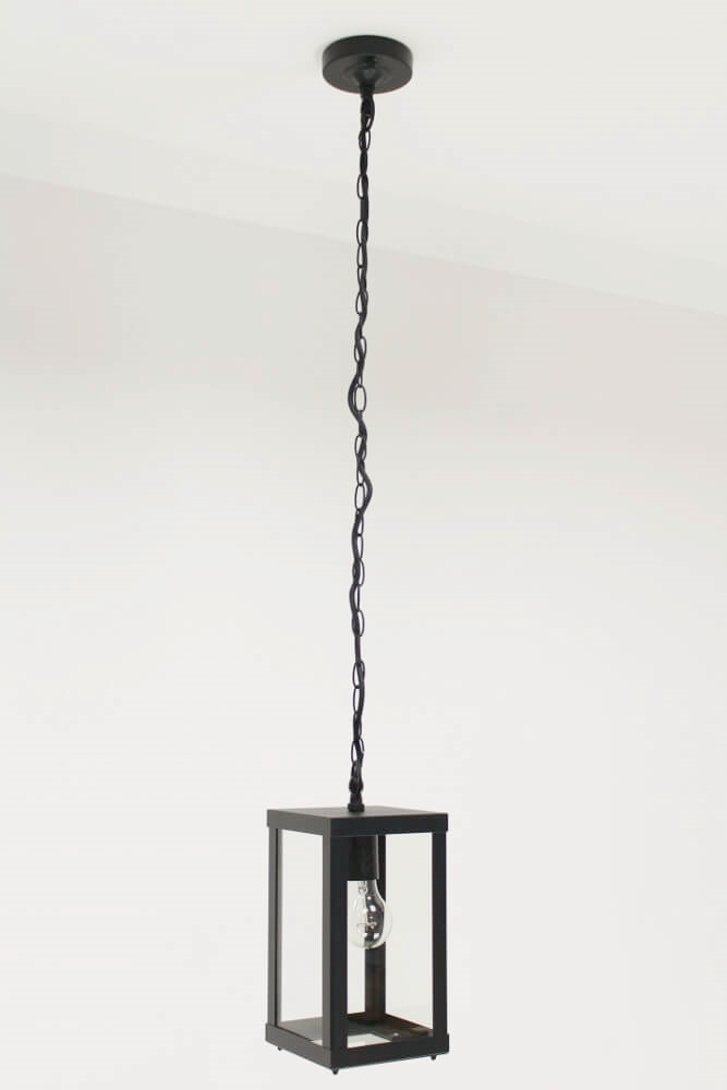 Strakke buitenlamp WESTFORD hanglamp | Zwart IP44