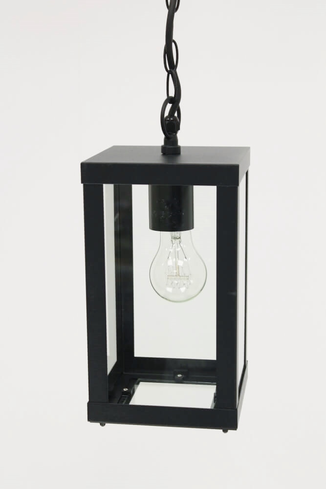 Strakke buitenlamp WESTFORD hanglamp | Zwart IP44