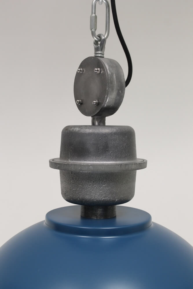 Industrielamp BIKKEL blauw | Ø 42,5 cm