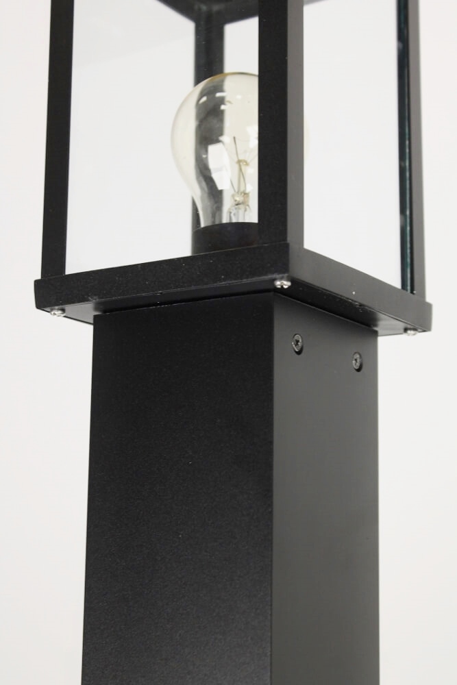 Buitenlamp sokkel staand HAMBRIDGE | zwart 