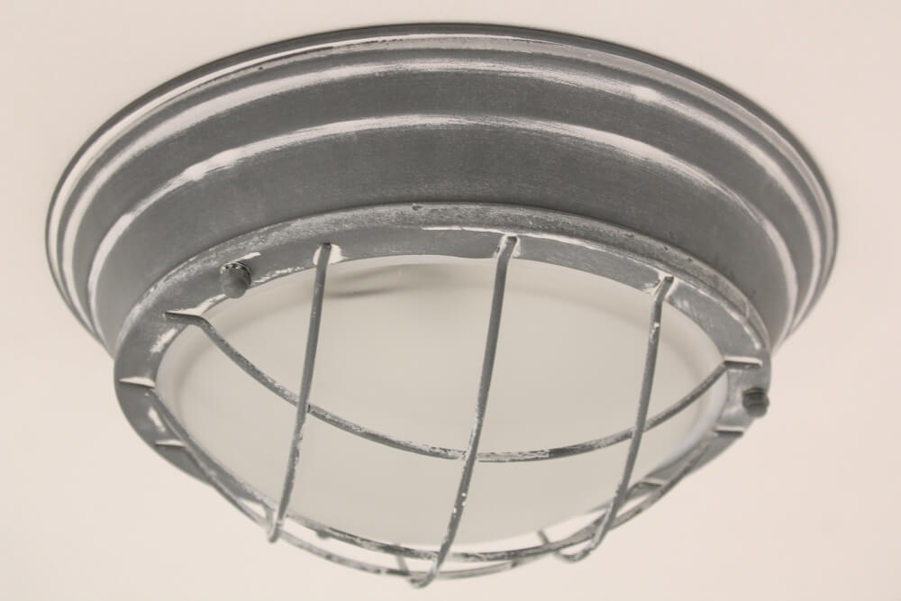 Plafondlamp TYPHOON betonlook Ø 34 cm