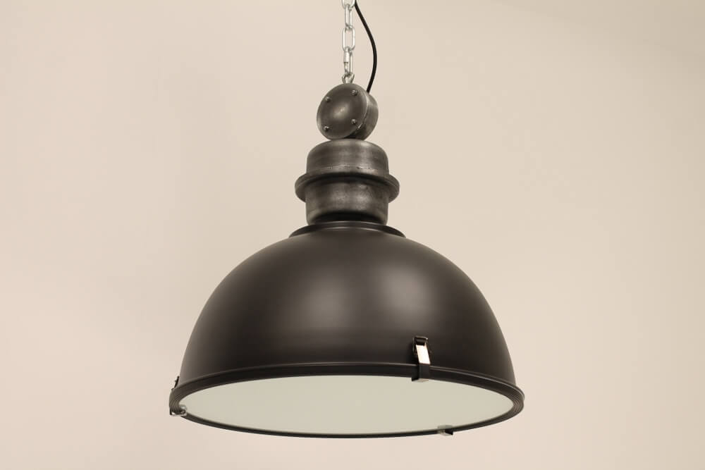 Industrielamp BIKKEL XL zwart | Ø 52 cm