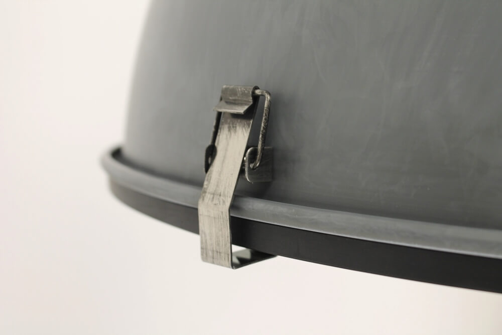 Industrielamp BIKKEL XL betongrijs | Ø 52 cm