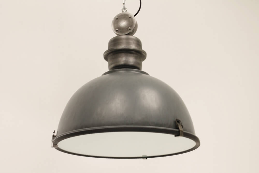 Industrielamp BIKKEL XL betongrijs | Ø 52 cm