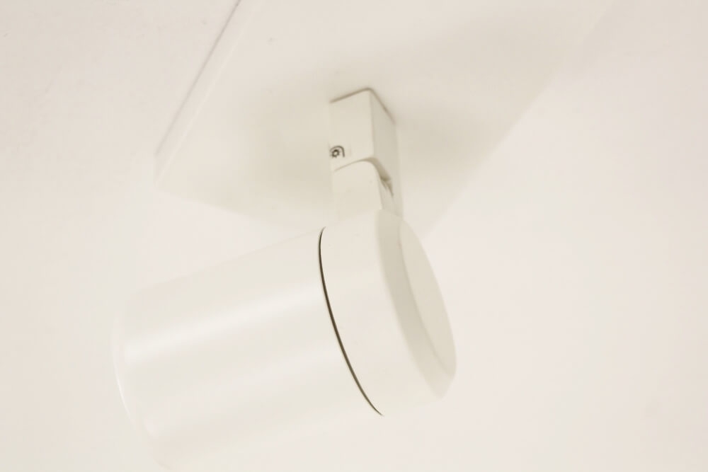 Kantelbare 2-lichts opbouwspot balk DOCCIA IP44 | Wit