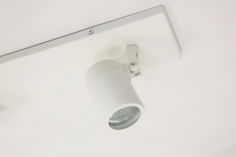 Kantelbare 2-lichts opbouwspot balk DOCCIA IP44 | Wit