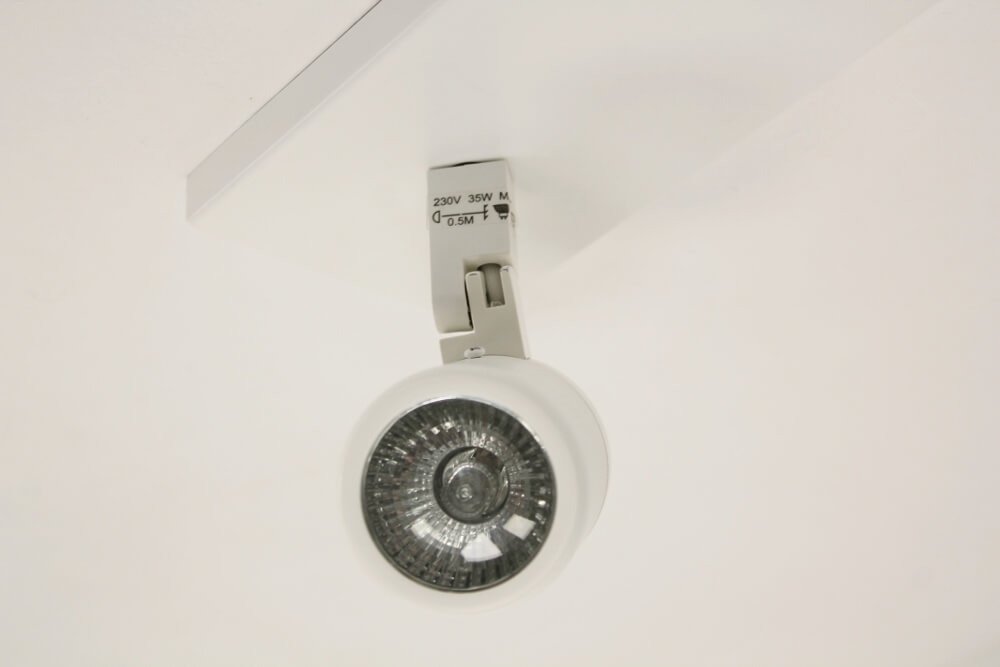 Kantelbare 3-lichts opbouwspot balk DOCCIA IP44 | Wit