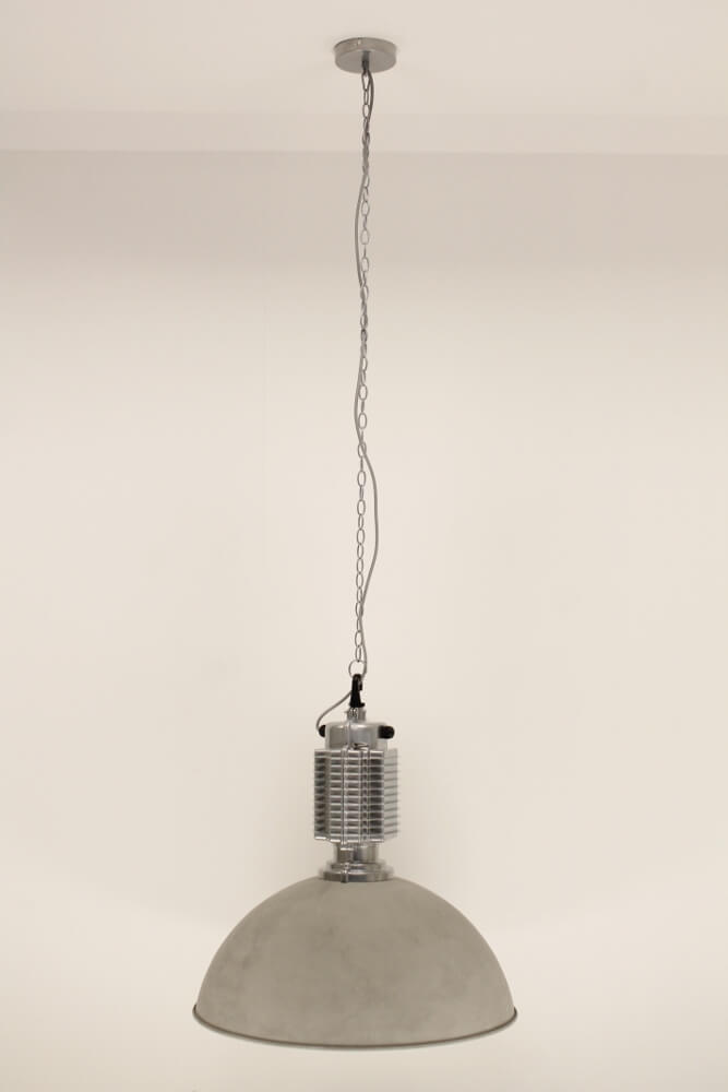 Hanglamp TORMOLINO grijs betonlook | Ø 60 cm