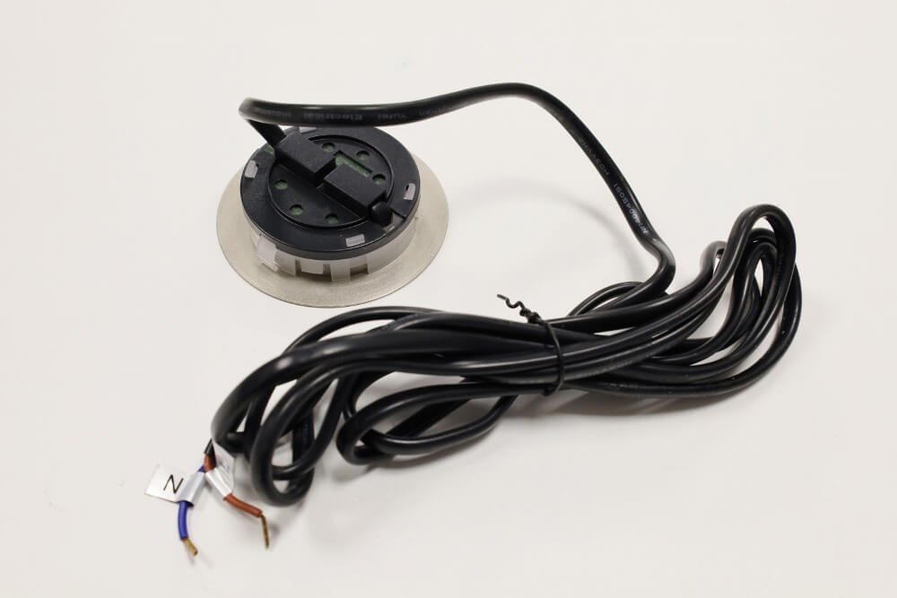 Meubelspot / keuken- onderbouwspot RONDY LED 230V in- en opbouw | Staal