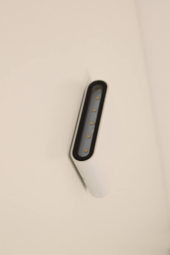 Minimalistische buitenlamp / wandlamp CONTI smal | Wit