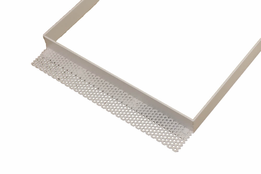 Vierkante inbouwspot AR111 XL met witte rand