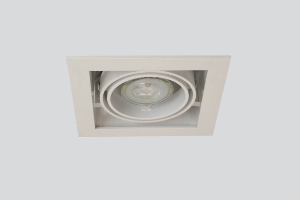 TRIMLESS vierkante inbouwspot AR70 wit