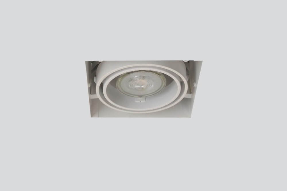 TRIMLESS vierkante inbouwspot AR70 wit