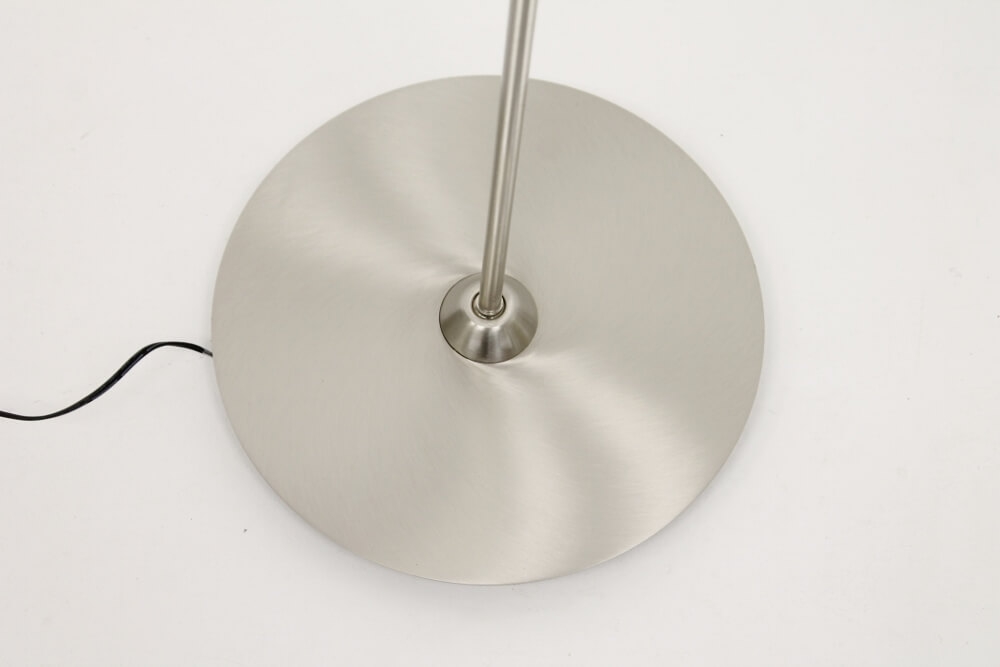 Flexibele LED leeslamp RINGO II met pulsdimmer | Staal