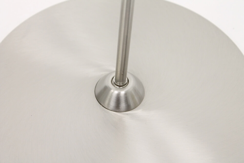 Flexibele LED leeslamp RINGO II met pulsdimmer | Staal