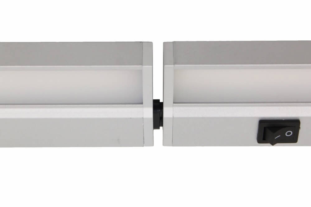 Keuken- onderbouwarmatuur SMOOTH met dimmer | Zilvergrijs 42 cm