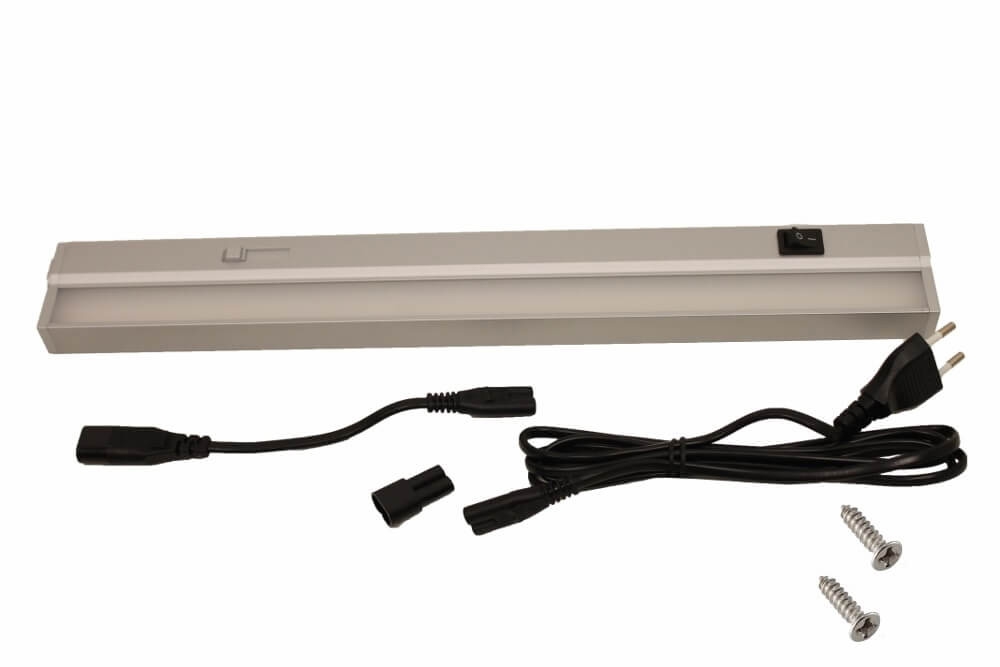 Keuken- onderbouwarmatuur SMOOTH met dimmer | Zilvergrijs 58 cm