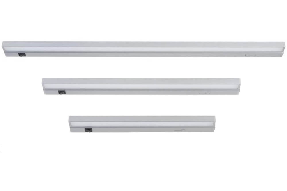 Keuken- onderbouwarmatuur SMOOTH met dimmer | Zilvergrijs 58 cm