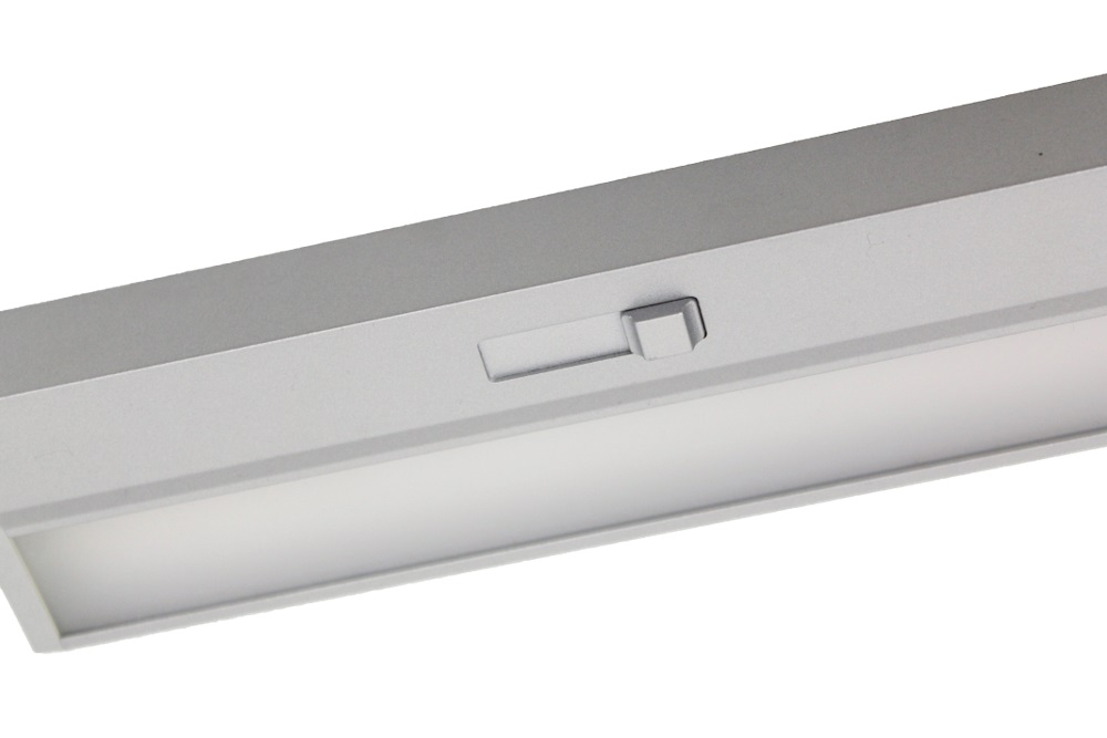 Keuken- onderbouwarmatuur SMOOTH met dimmer | Zilvergrijs 88 cm