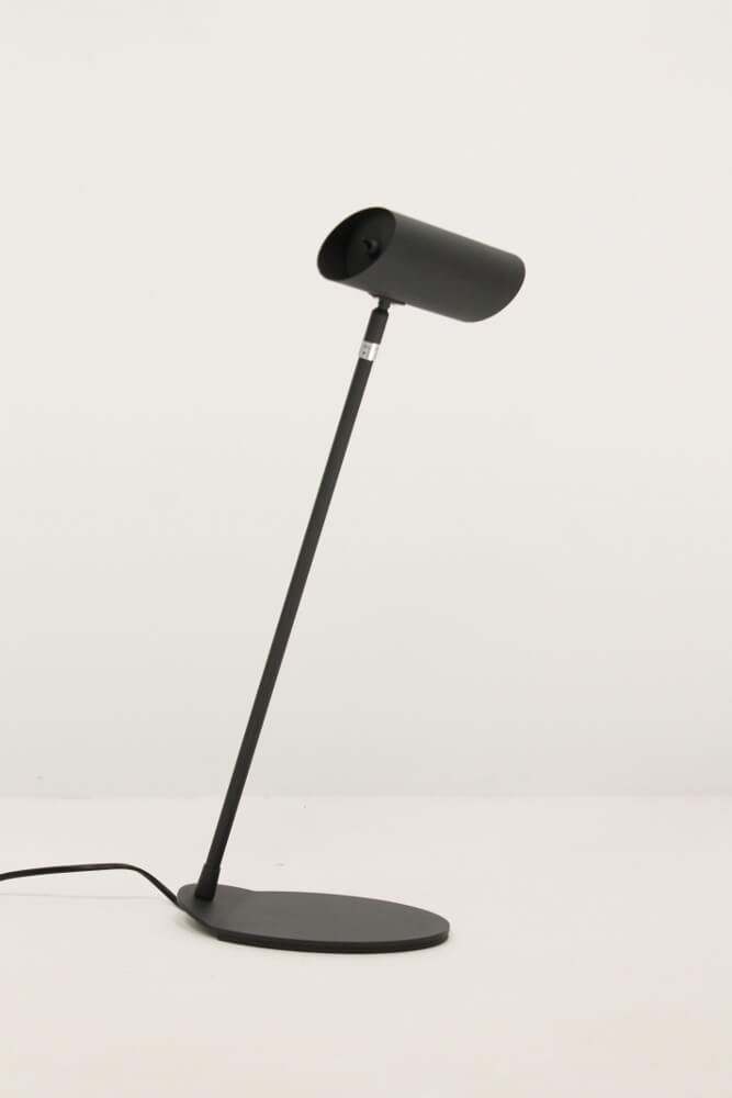 Leuk vormgegeven leeslamp / bureaulamp MITCH | Zwart