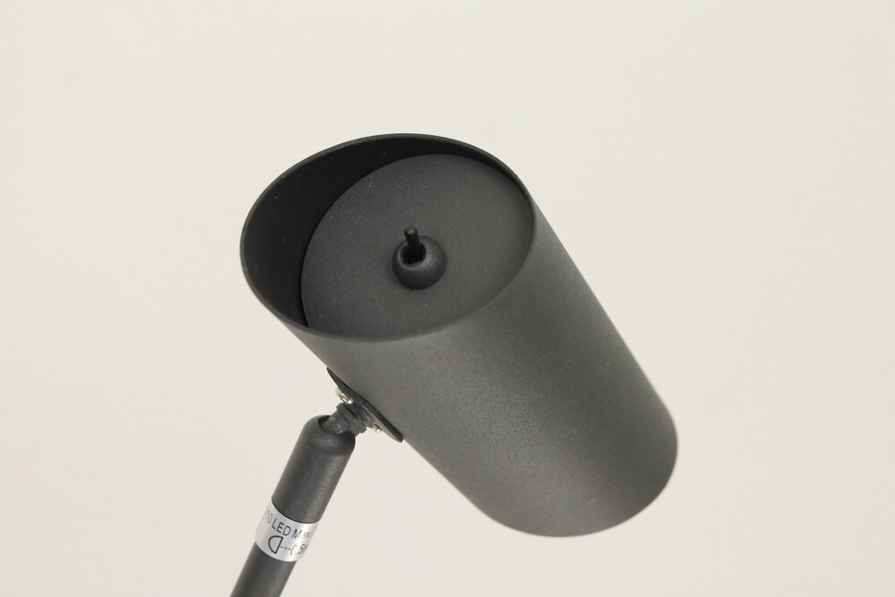 Leuk vormgegeven leeslamp MITCH | Zwart