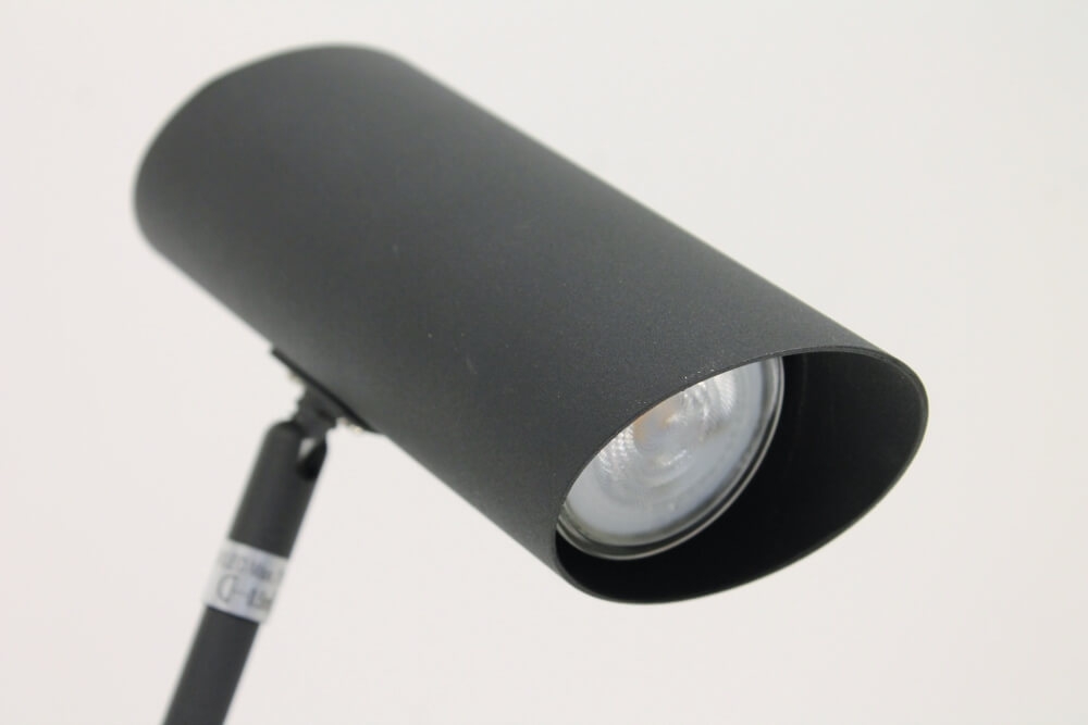 Leuk vormgegeven leeslamp MITCH | Zwart