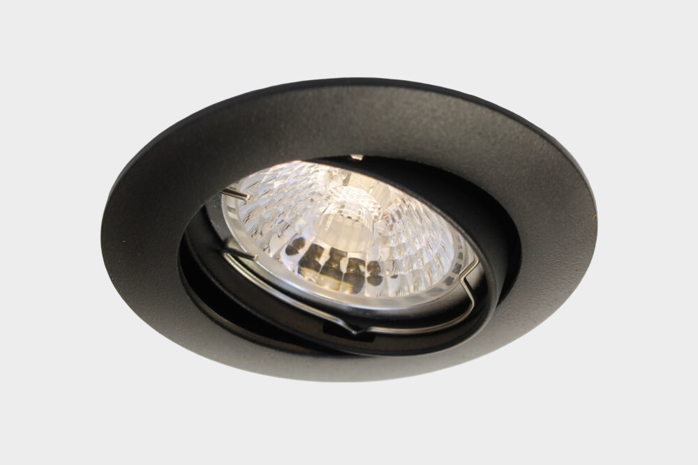 Mat zwarte inbouwspot CLASSIC rond | 8,2 cm | Aanbiedingsset 3 stuks