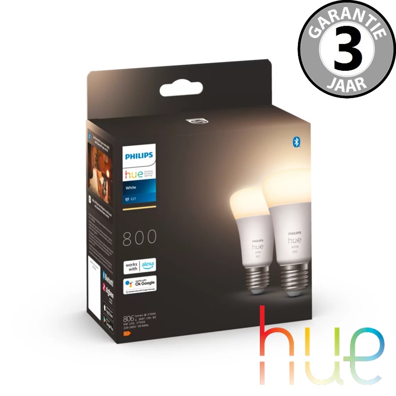 Philips Hue White E27 Duopack