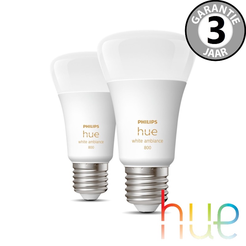 Philips Hue White Ambiance E27 Duopack