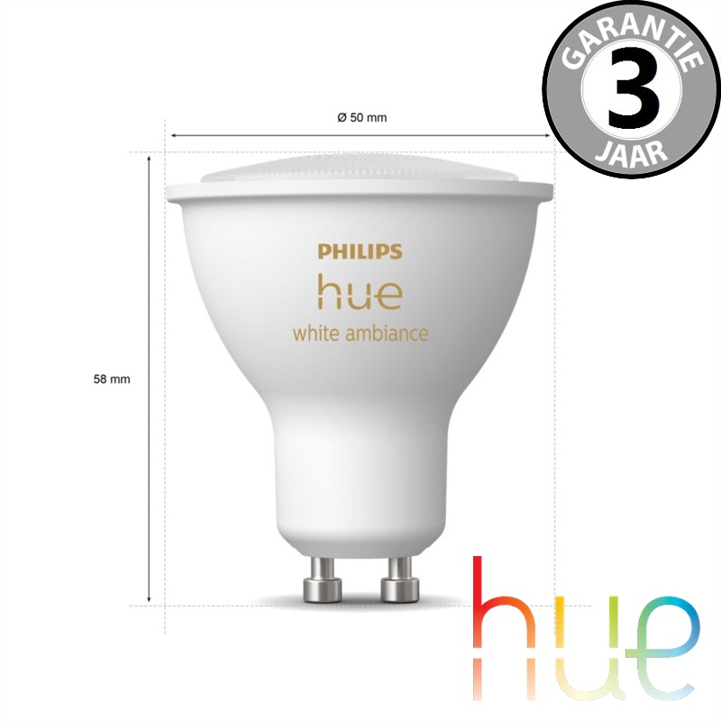 Philips Hue White Ambiance GU10 Duopack
