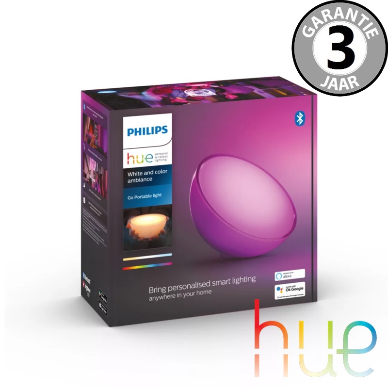 Philips Hue Go White en Color oplaadbare tafellamp