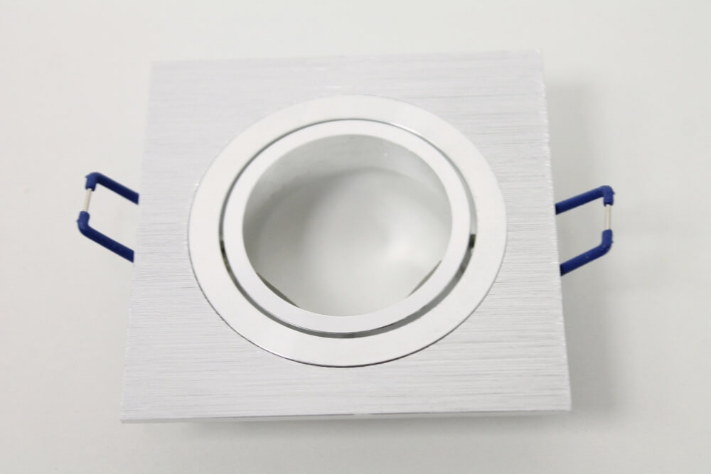 Aluminium inbouwspot vierkant BUDDY | 9,2 cm